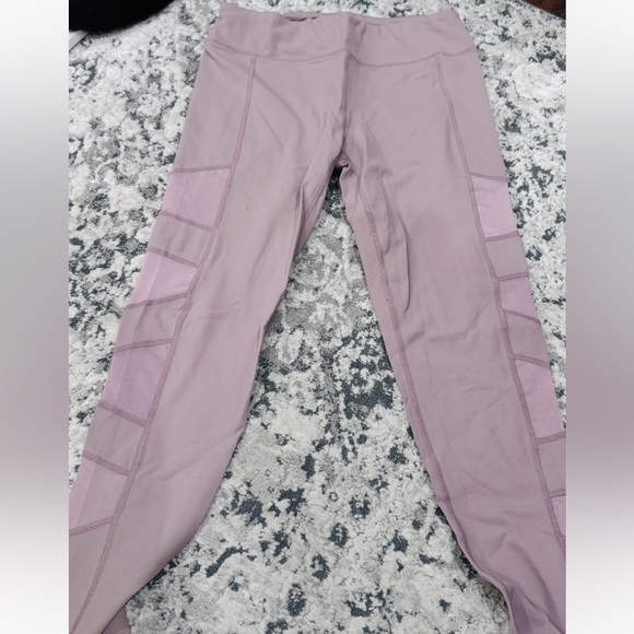 Garage Sport Mauve Mesh Cutout Leggings - Picture 2 of 11